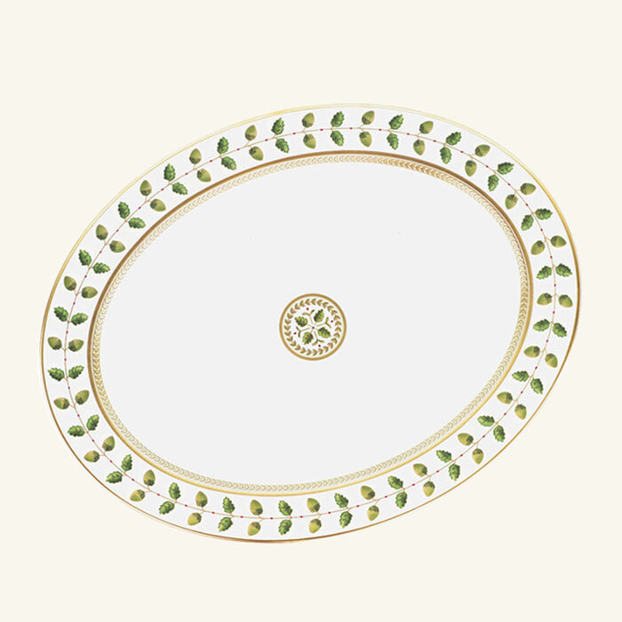 برناردو طبق الضيافة كونستانس بيضاوي أخضر 43 سم