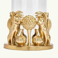 Leopard & The Lake Vase Medium Gold ira udaipur leopard the lake vase medium gold