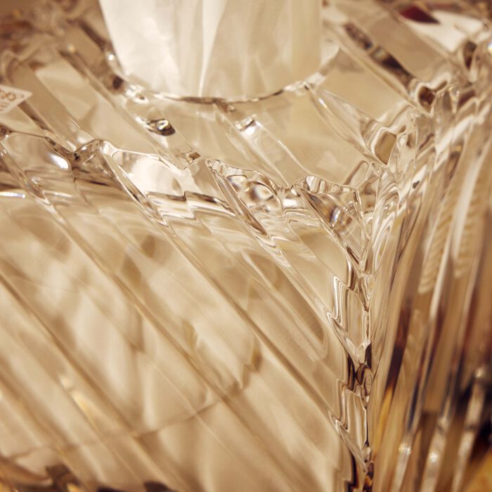 mario cioni   c crystal tissue box clear