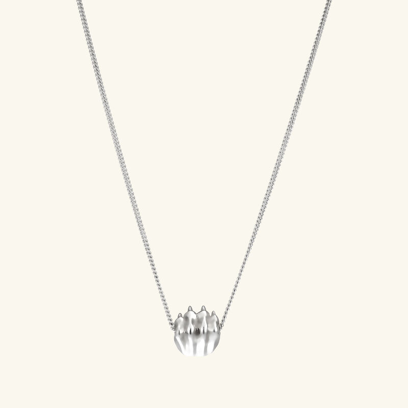 christofle patte de lion necklace sterling silver small