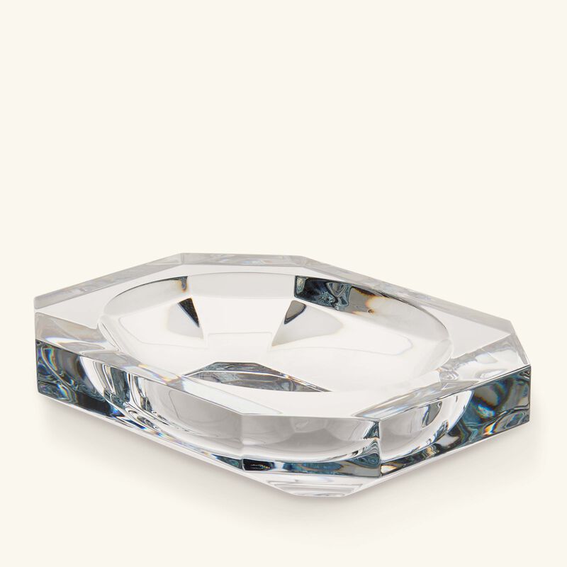باكارا صينية الحلى والمجوهرات أوكتوجون بتصميم شفاف مستطيل الشكل   بالحجم الصغير