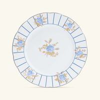 bernardaud brocante serving platter oval blue 33cm