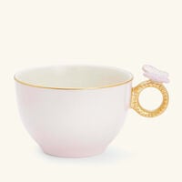 Butterfly Tea Cup & Saucer Pastel Pink villari butterfly tea cup saucer pastel pink