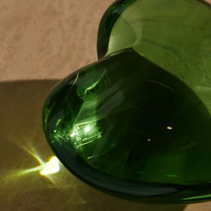 Amore Heart Figurine Mini Green baccarat amore heart figurine mini green