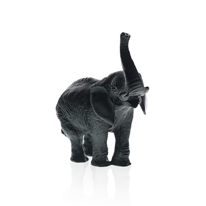 Elephant Sculpture Black daum elephant sculpture black