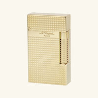 Le New Grand Dupont Diamond Head Lighter Gold st dupont le new grand dupont diamond head lighter gold