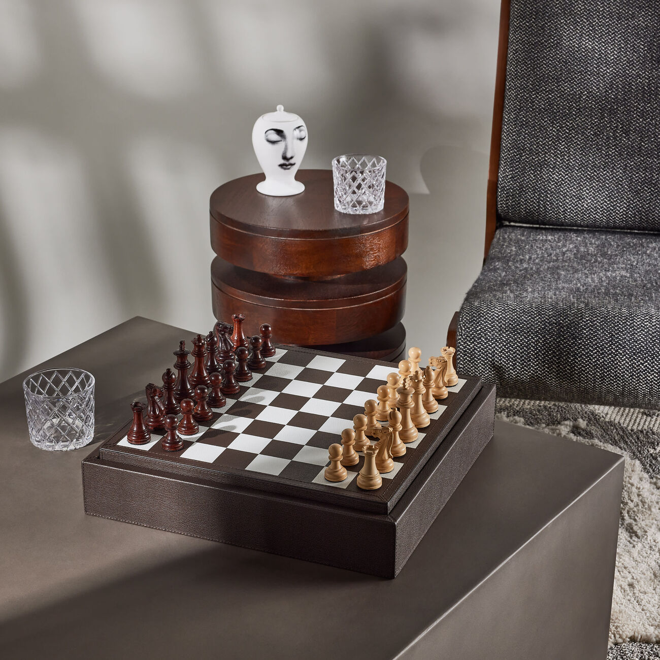 giobagnara triple game box brown