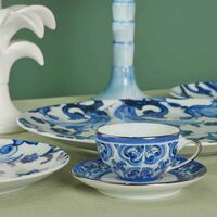 dolce gabbana casa blu mediterraneo espresso set blue