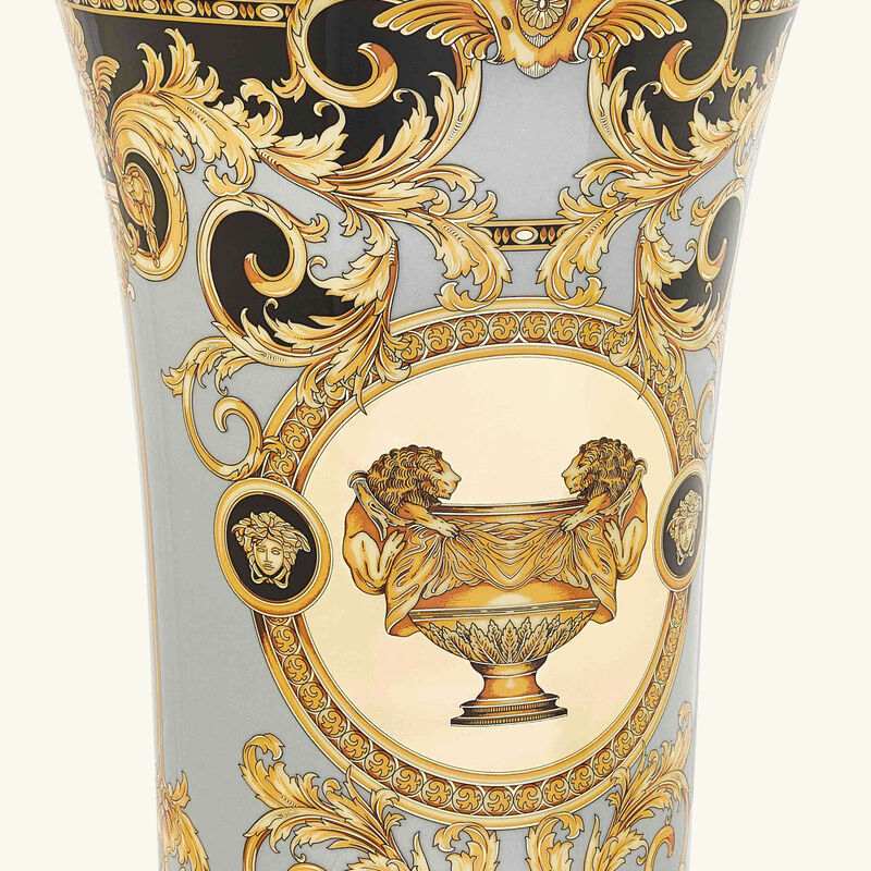 versace prestige gala vase medium grey