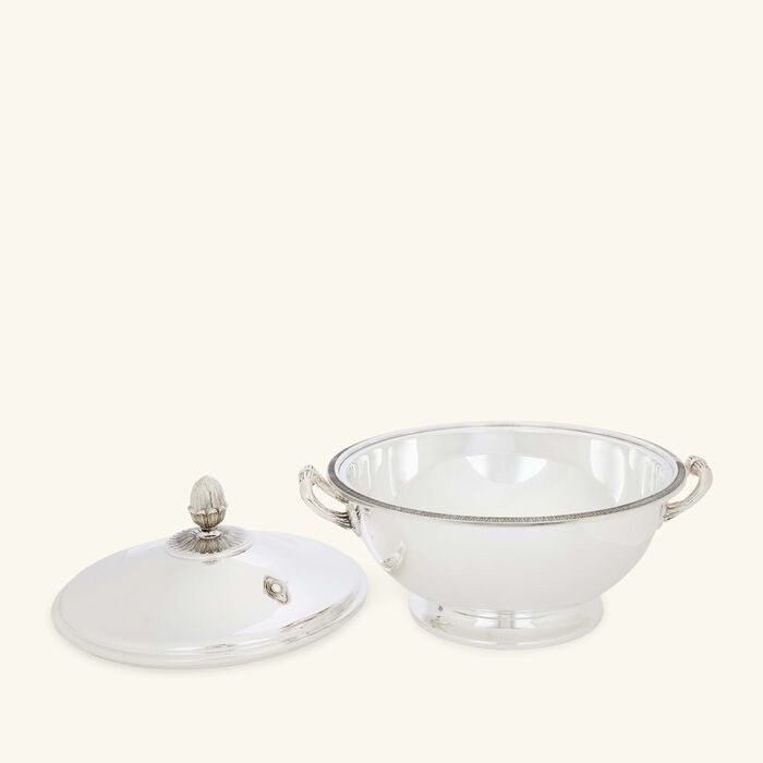 christofle malmaison soup tureen silver plated
