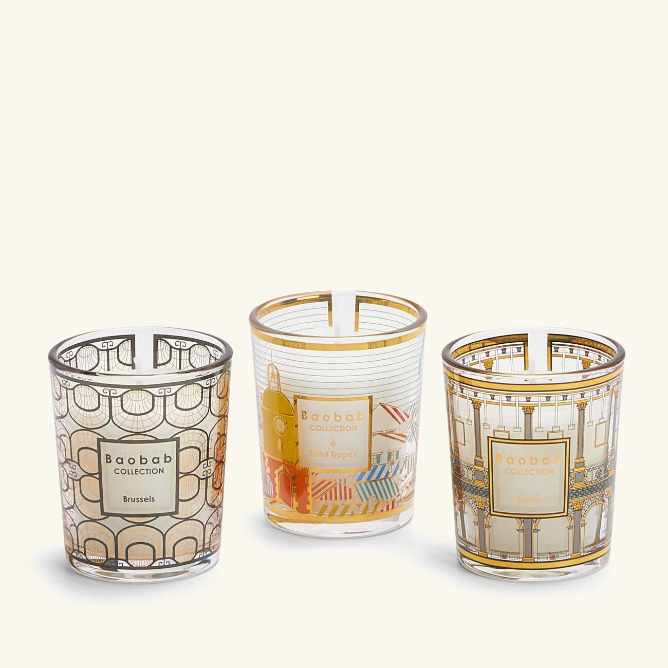 My First Baobab Candle Brussels-Roma-A Saint-Tropez Trio Gift Set baobab collection my first baobab candle brussels roma a saint tropez trio gift set