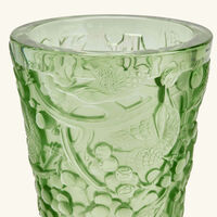 lalique merles et raisins vase small green