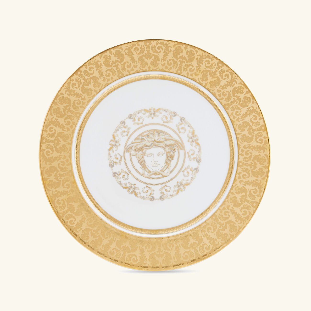 Medusa Gala Charger Plate White 33cm versace medusa gala charger plate white 33cm