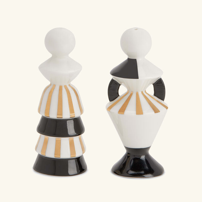 Vienna Salt & Pepper Shakers White jonathan adler vienna salt pepper shakers white