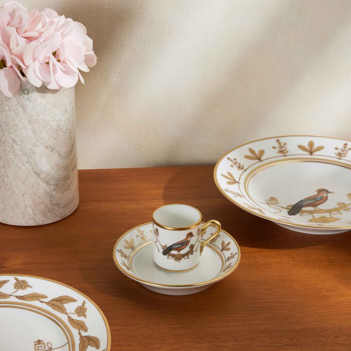 ginori 1735 voli re tea saucer gold