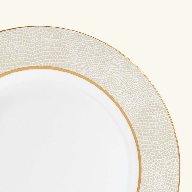 Sauvage Blanc Salad Plate Round White 21cm bernardaud sauvage blanc salad plate round white 21cm