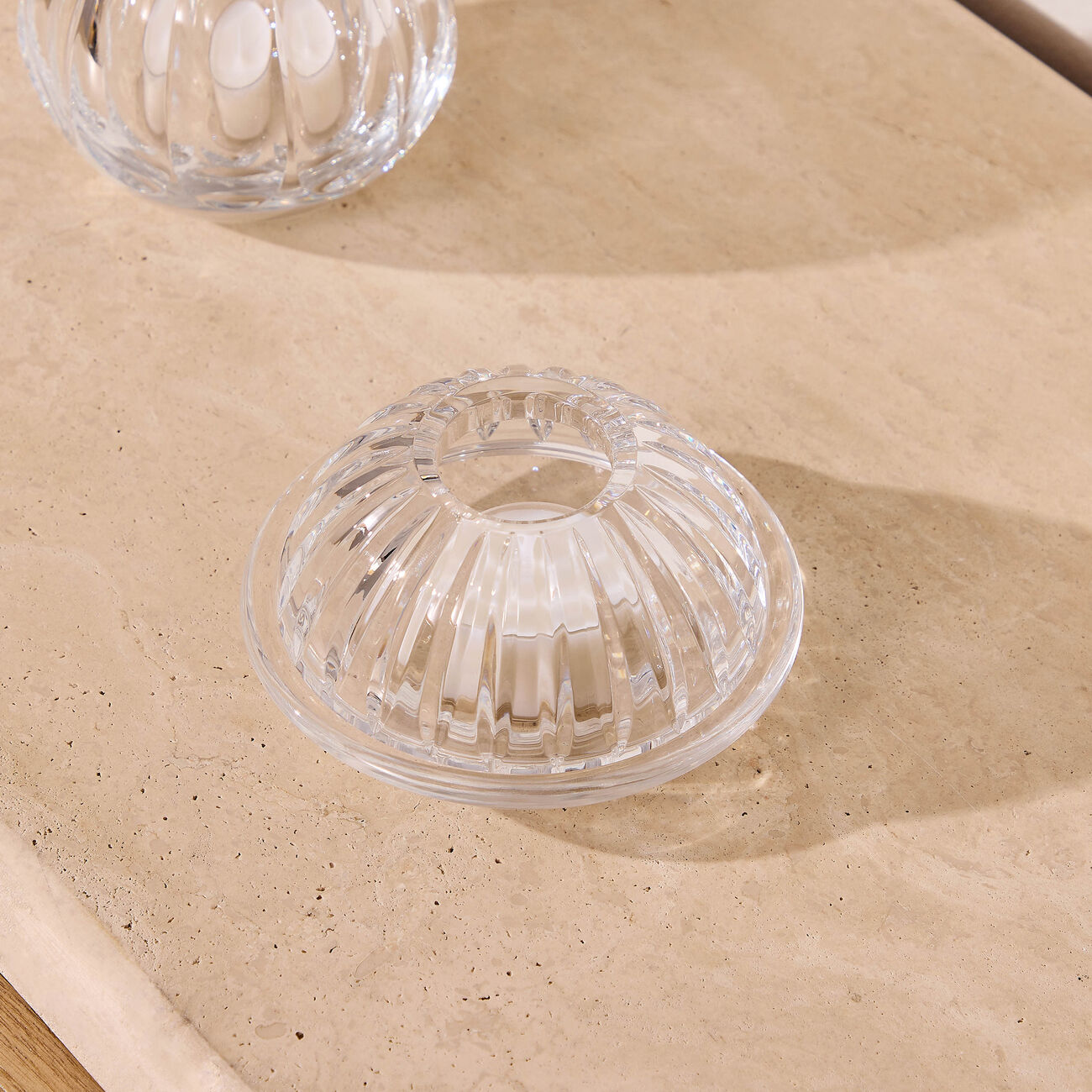 Lotus Candle Holder Clear mario cioni c lotus candle holder clear