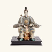 Japanese Nobleman II Sculpture Medium Brown Limited Edition lladro japanese nobleman ii sculpture medium brown limited edition