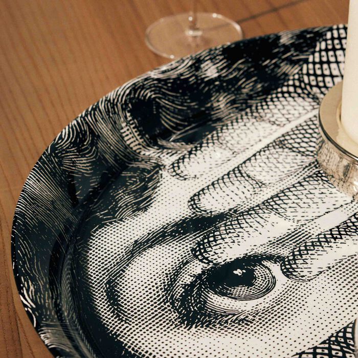 fornasetti tema e variazioni no 154 tray round large