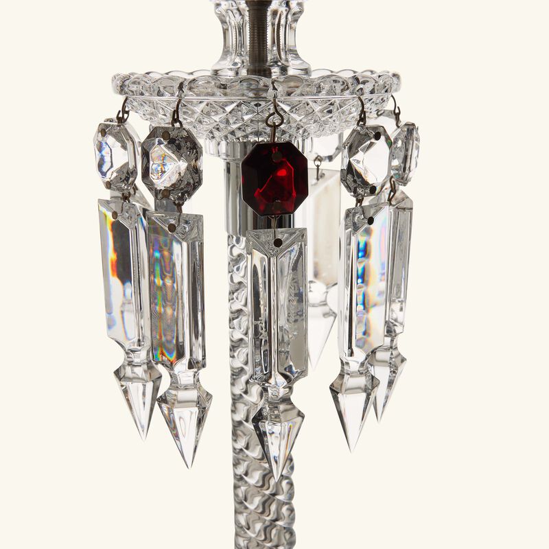 baccarat torch lamp black shade