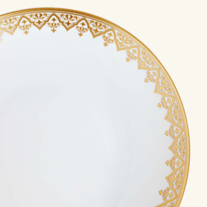 bernardaud venise deep dish round gold 29cm