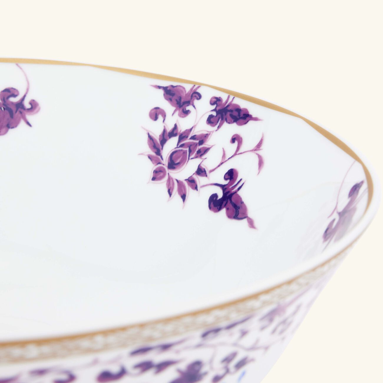 Prunus Salad Bowl Purple 25cm bernardaud prunus salad bowl purple 25cm