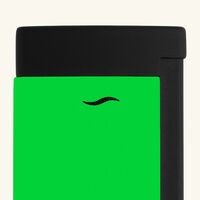 Slim 7 Lighter Neon Green st dupont slim 7 lighter neon green