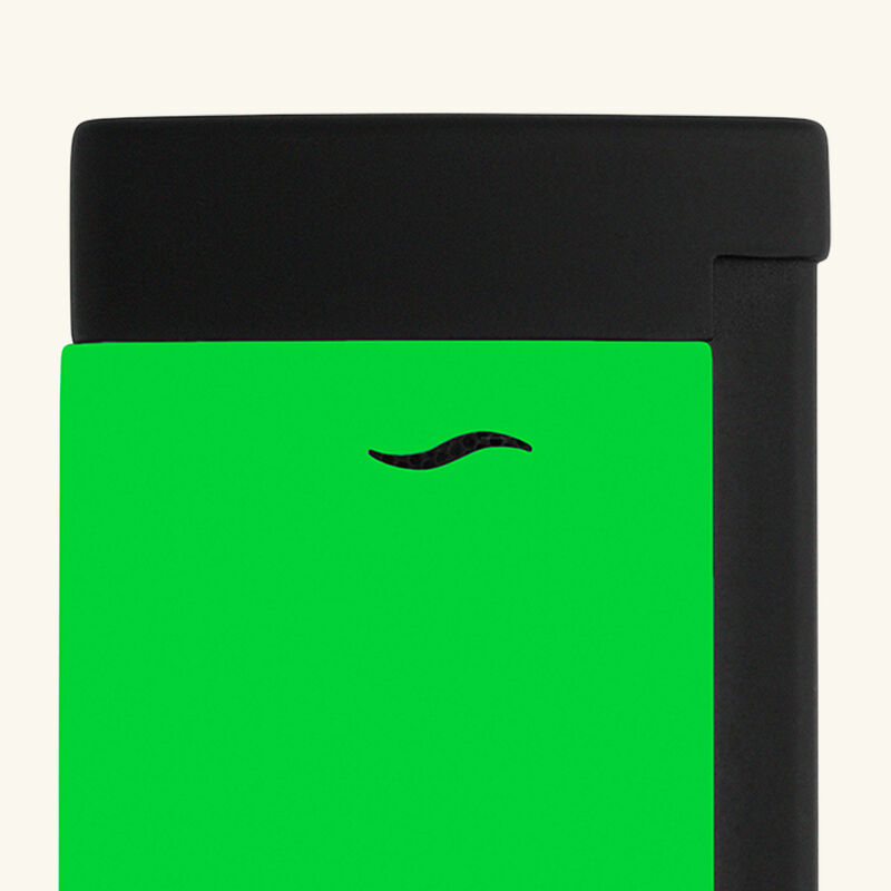 Slim 7 Lighter Neon Green st dupont slim 7 lighter neon green