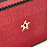 elie bleu che cigar humidor red