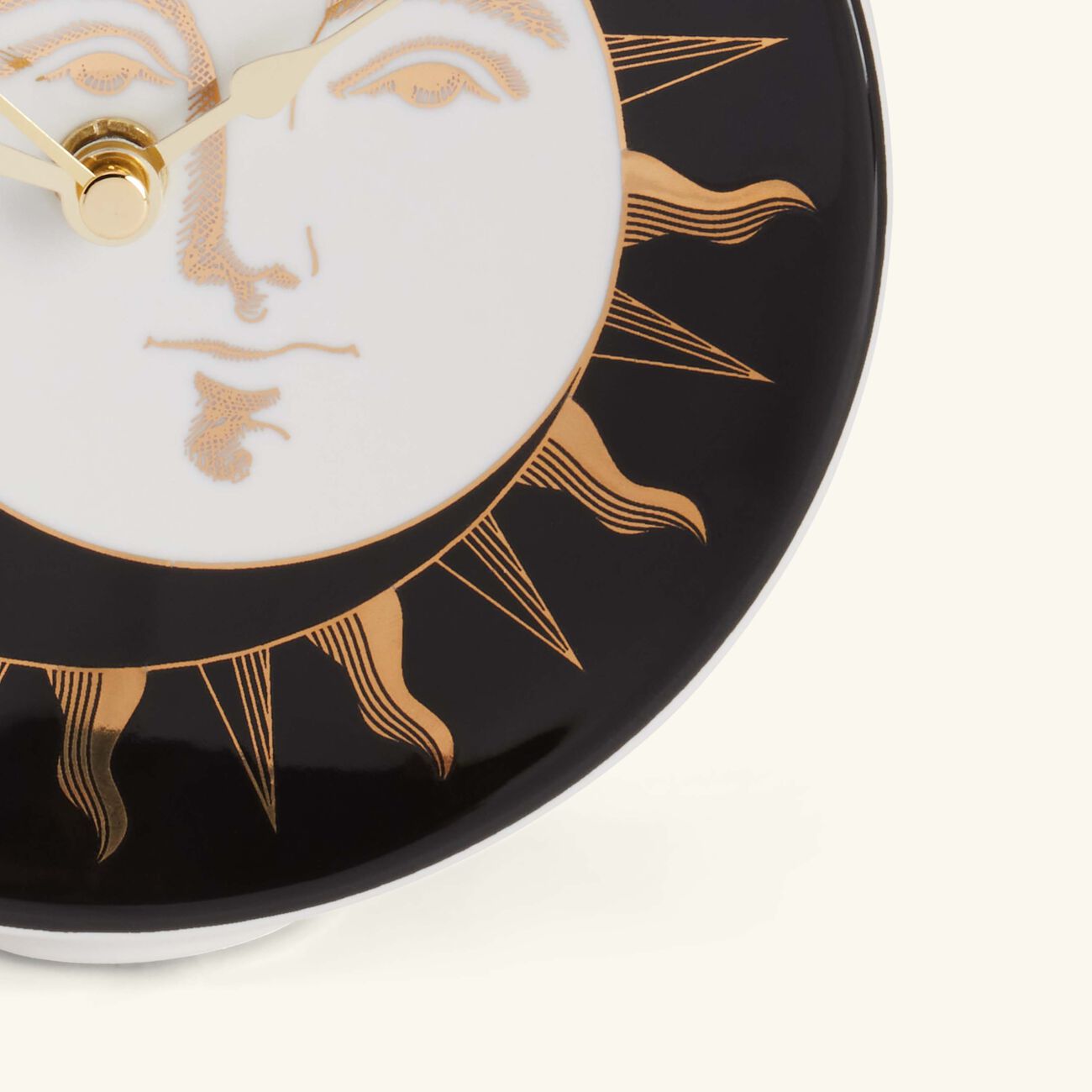 Giorno e Notte Desk Clock Black fornasetti giorno e notte desk clock black