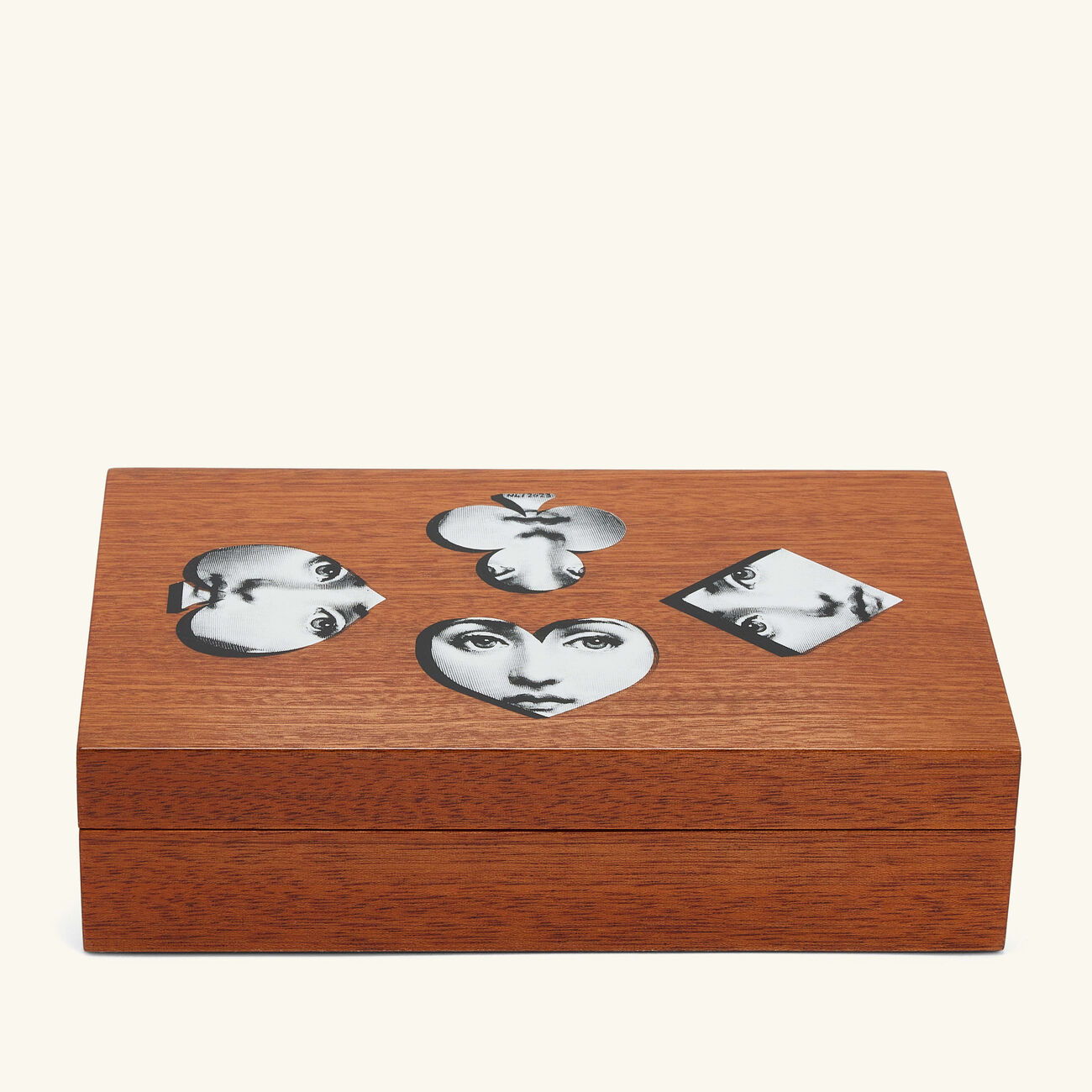 fornasetti visi playing card box