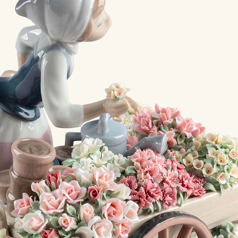 Flowers of The Season Woman Sculpture Medium Grey lladro flowers of the season woman sculpture medium grey