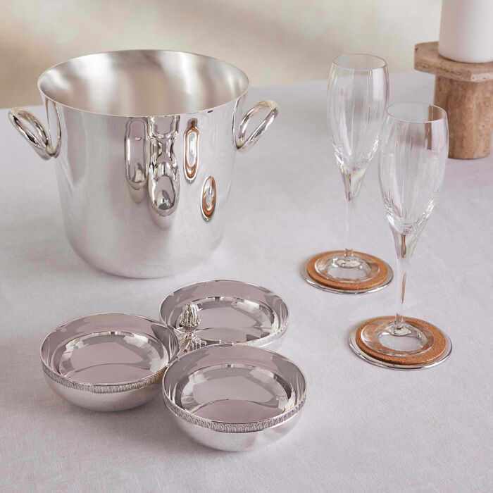 christofle malmaison serving bowl silver plated 11cm