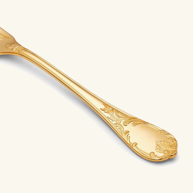 كريستوفل شوكة الطعام مارلي باللون الفضي