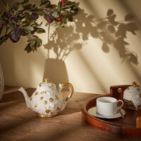 villari taormina tea pot white