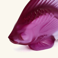 Fish Figurine Mini Fuchsia lalique fish figurine mini fuchsia