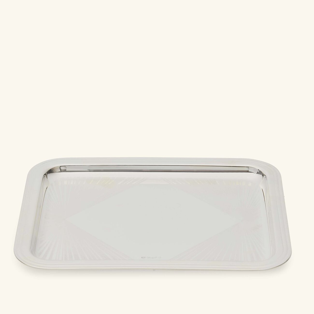 كريستوفل صينية أفير سبيسيال مستطيلة صغيرة مطلية بالفضة لياسمين الملا