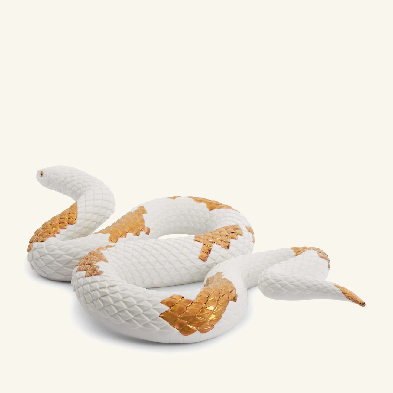 Copper Snake Sculpture Large Gold lladro copper snake sculpture large gold