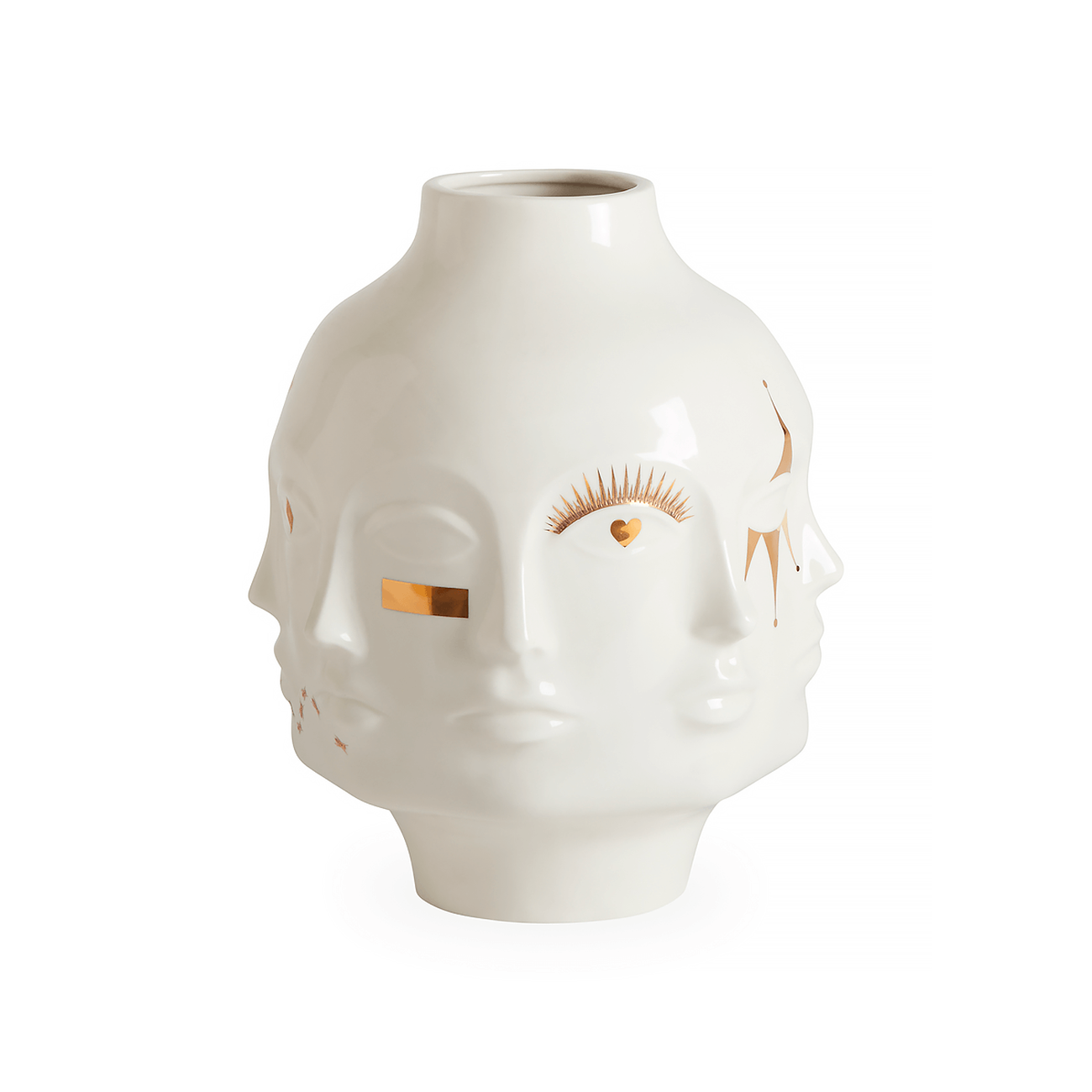 Gilded Muse Dora Maar Vase Medium White jonathan adler gilded muse dora maar vase medium white