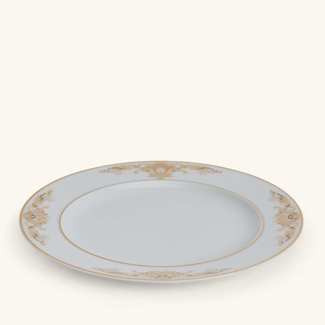 versace medusa gala dessert plate round white 22cm