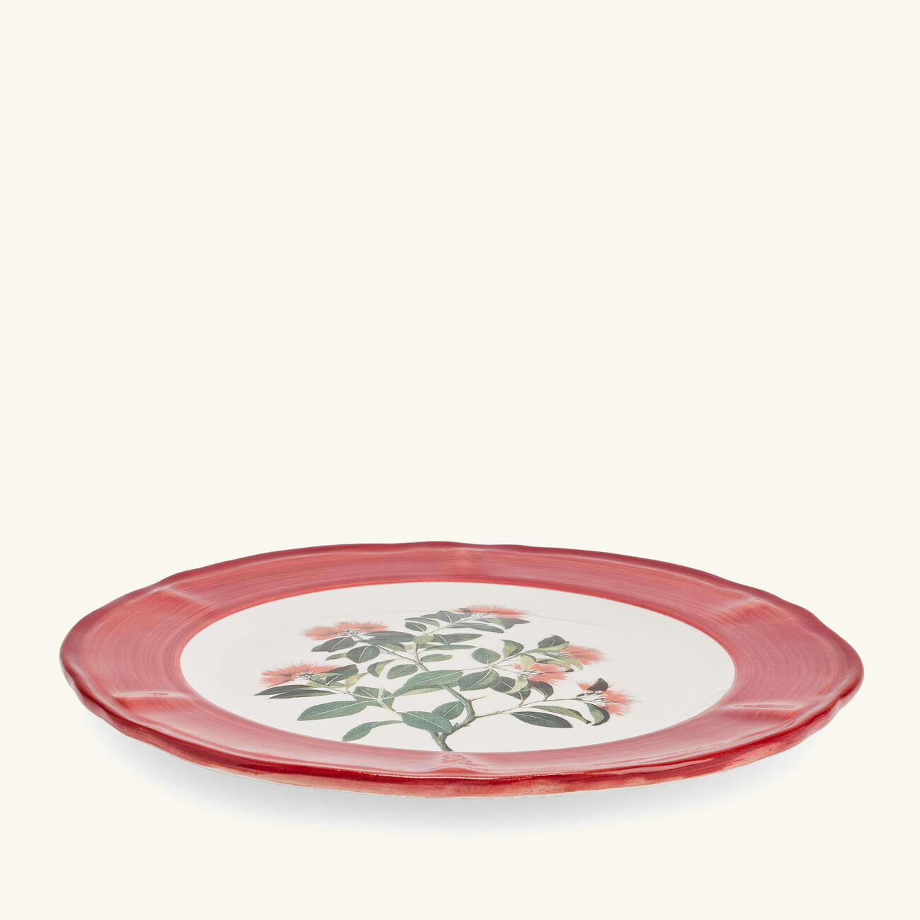 Sultan Garden Dinner Plate Round Red les ottomans sultan garden dinner plate round red