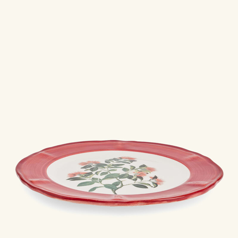 Sultan Garden Dinner Plate Round Red les ottomans sultan garden dinner plate round red