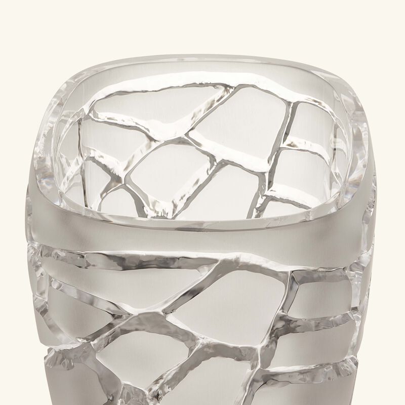 Terramineral Magnitude Vase Round Large Clear lalique terramineral magnitude vase round large clear