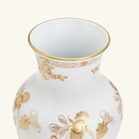 ginori 1735 oriente italiano ming vase medium gold