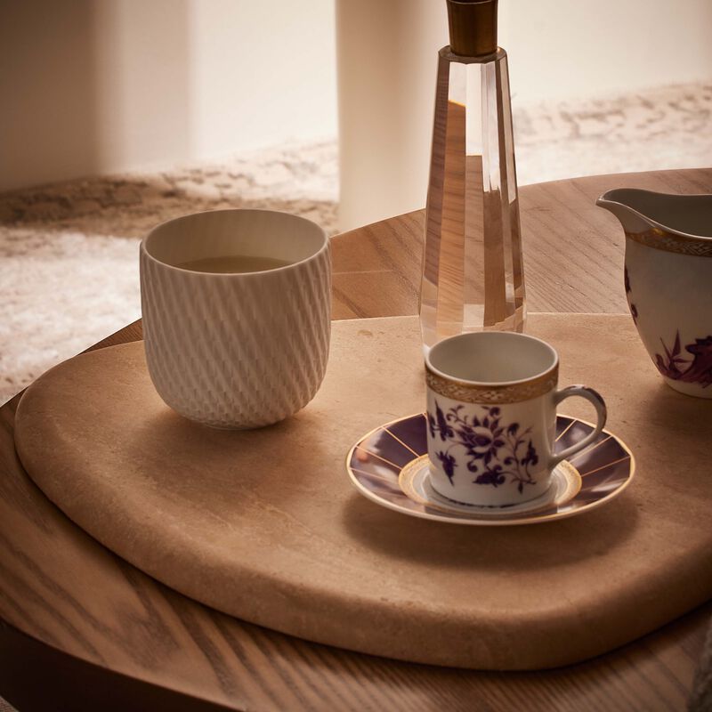 bernardaud rose pure refillable candle tumbler