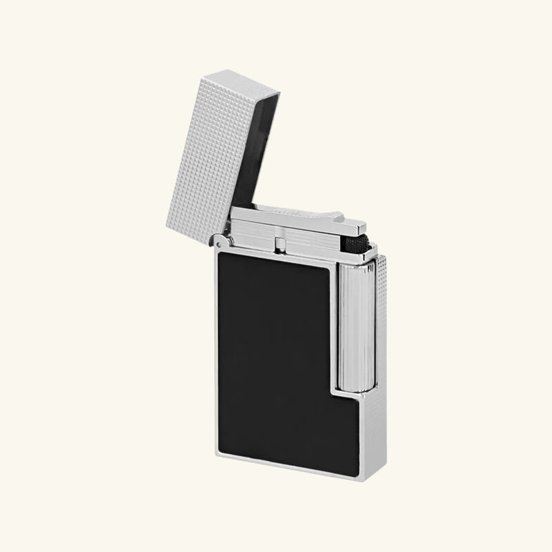 Ligne 2 Micro Diamond Lighter Black st dupont ligne 2 micro diamond lighter black