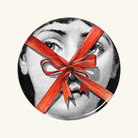 Gift Stool Red fornasetti gift stool red