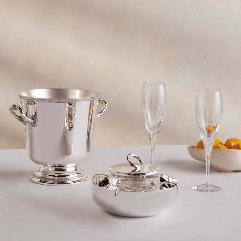 كريستوفل دلو ثلج مالميزون باللون الفضي