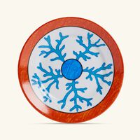 pinto paris lagon bread plate round blue 15cm