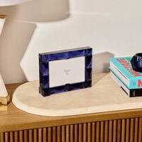 Louxor Picture Frame Blue 10x15cm baccarat louxor picture frame blue 10x15cm